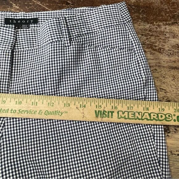 Theory Izelle Ponte Ankle Pants Black White
Benson Check Womens 6 - Picture 6 of 10